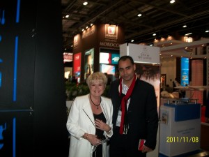 Ramses CEO with Gloria Hunniford